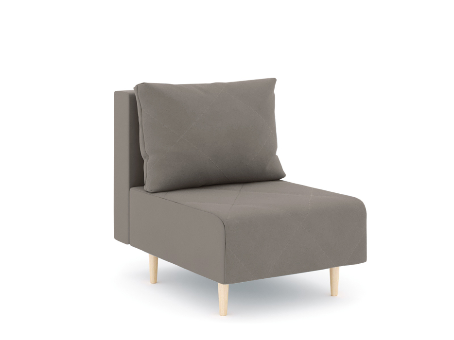 Кресло для отдыха, Кресло для отдыха Милли без подлокотников, велюр