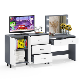 Комод 123-1204 и косметический столик с подсветкой СТ-5