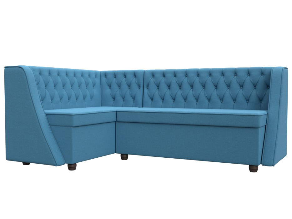 Кухонные уголки, Диван кухонный угловой Лофт левый угол, рогожка Амур