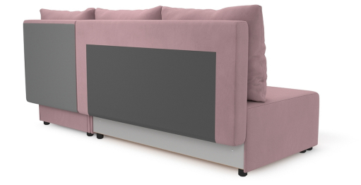 Угловой диван Каир Lux, велюр, правый