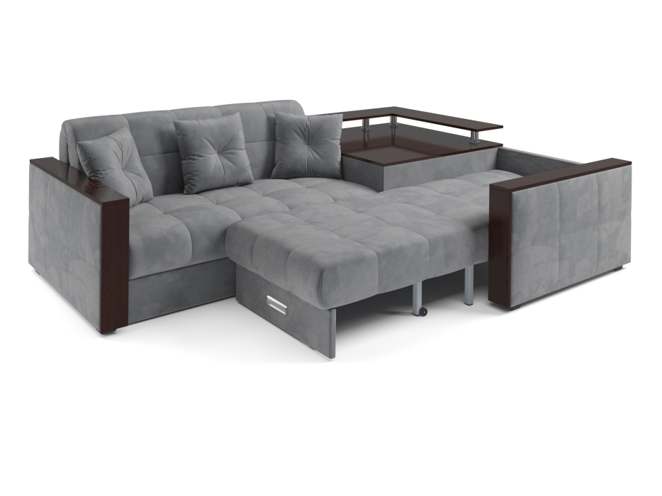 Диваны угловые в гостиную, Диван угловой Прага (Велюр)