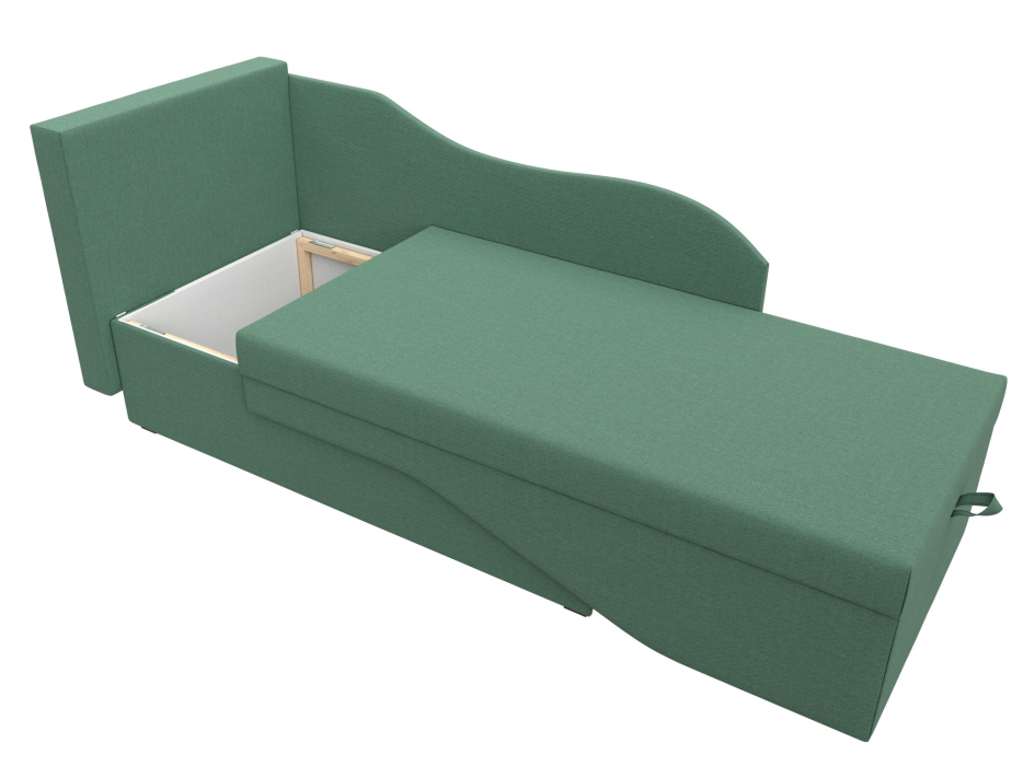 Кушетка диван, Кушетка Гармония левая, рогожка Амур