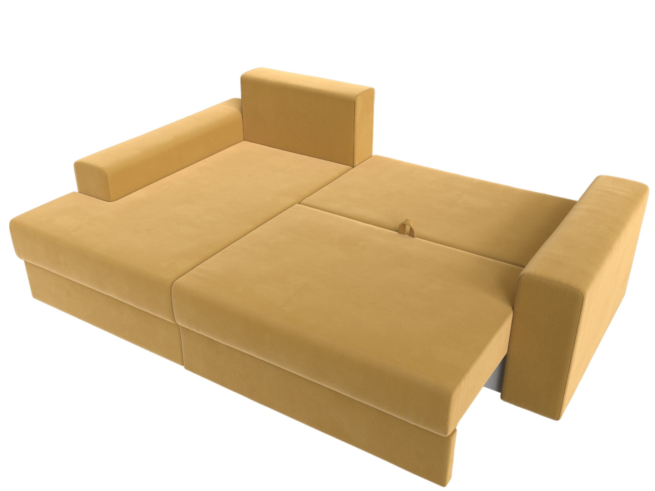 Офисные диваны, Угловой диван Майами левый угол, микровельвет