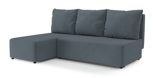 Угловой диван Каир Lux, велюр, левый