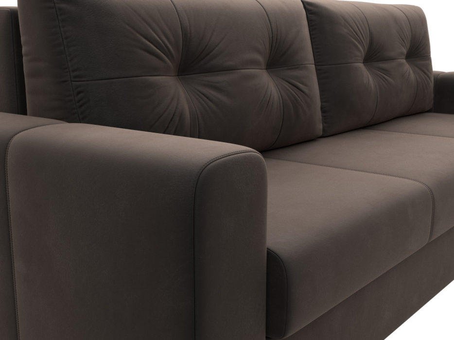 Диваны еврокнижки, Прямой диван Лига-031, велюр