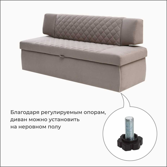 Диваны прямые кухонные, Прямой кухонный диван Тиан 168