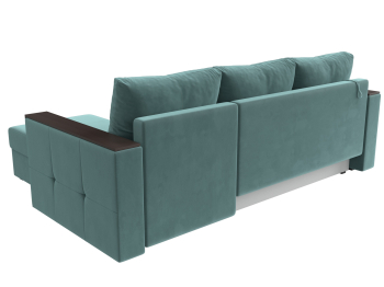 Угловой диван Валенсия Лайт правый угол, велюр