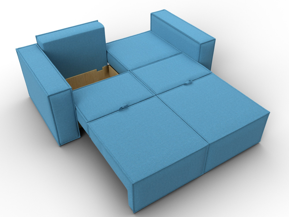 Диваны кровати со спальным местом, Диван прямой Куба мини, рогожка Амур