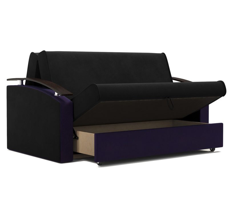 Диваны с ящиком для белья, Диван аккордеон Верона 160