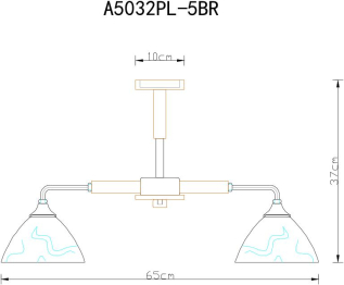 Люстра потолочная MATTHEW 5п