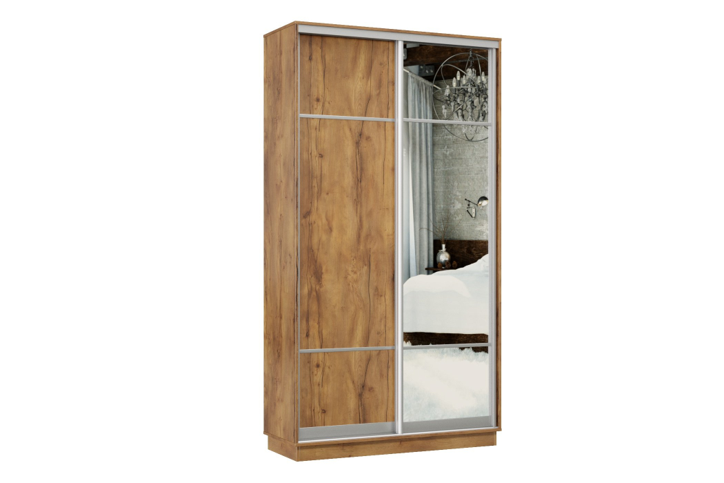 Шкафы-купе, Шкаф-купе Премьер Лайт 02 (08;11) двухдверный
