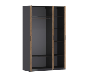 Шкаф трехдверный Макс 1500 мм, вариант №1 (ЛДСП)