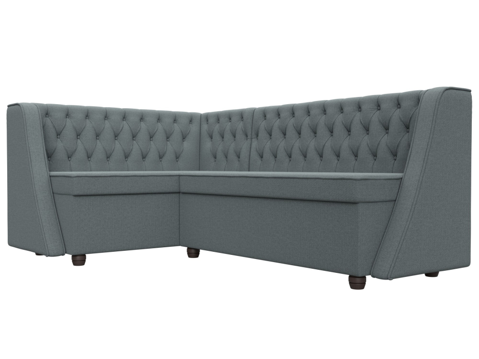 Кухонные уголки, Диван кухонный угловой Лофт левый угол, рогожка Амур