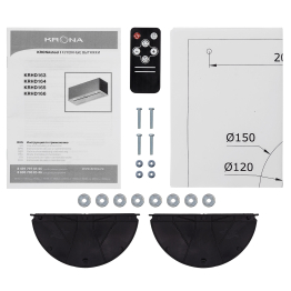 Вытяжка кухонная KRONA ARVEN 900 WHITE S