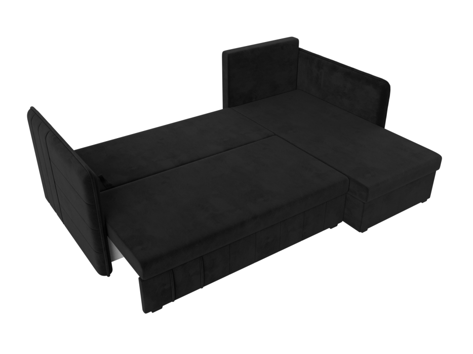 Диваны угловые в гостиную, Диван угловой Слим универсальный угол, велюр