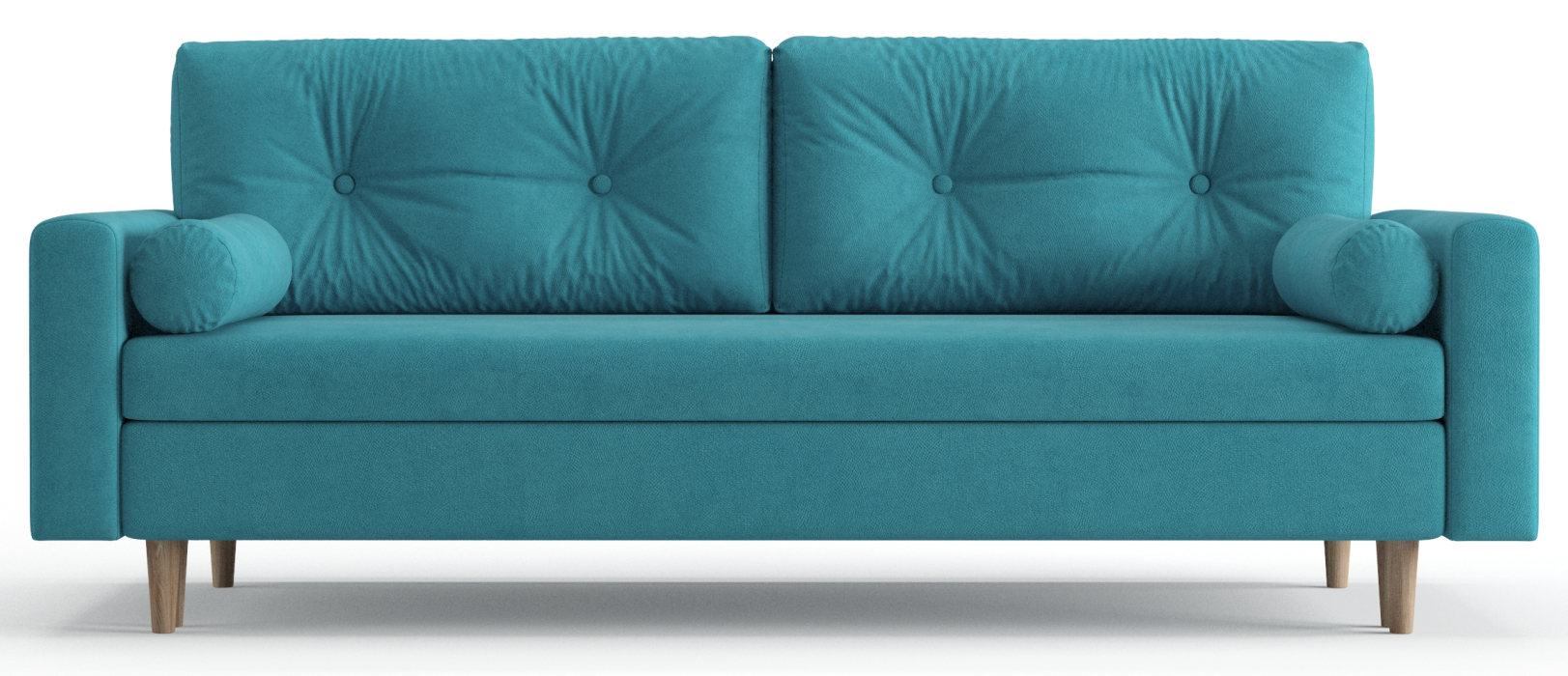 Диваны еврокнижки, Диван-кровать Таврида, пружинный блок, велюр