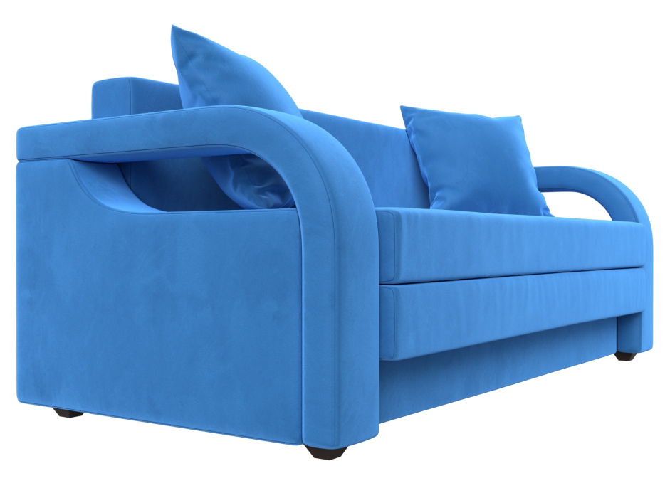 Дизайнерские диваны для гостиной, Прямой диван Лига-014, велюр