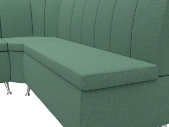 Диван кухонный угловой Кантри левый угол, рогожка Амур