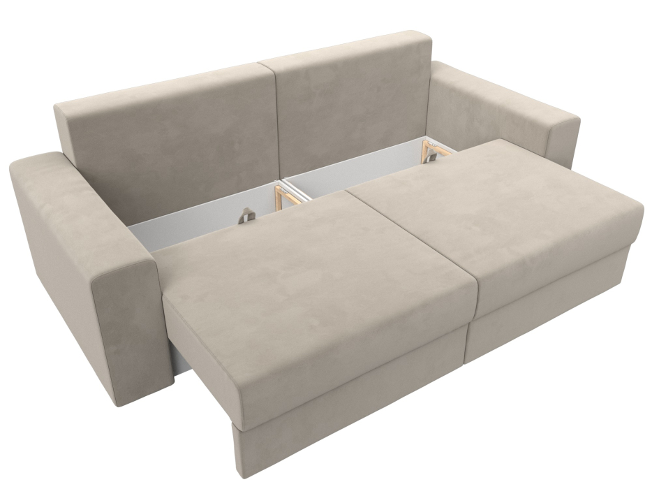 Диваны выкатные, Диван прямой Майами, микровельвет