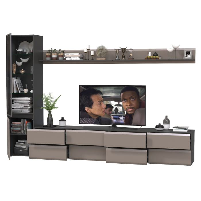 Стенки для гостиной, Модульная стенка Сидней № 102 