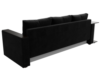 Диван прямой Атланта со столом слева, велюр