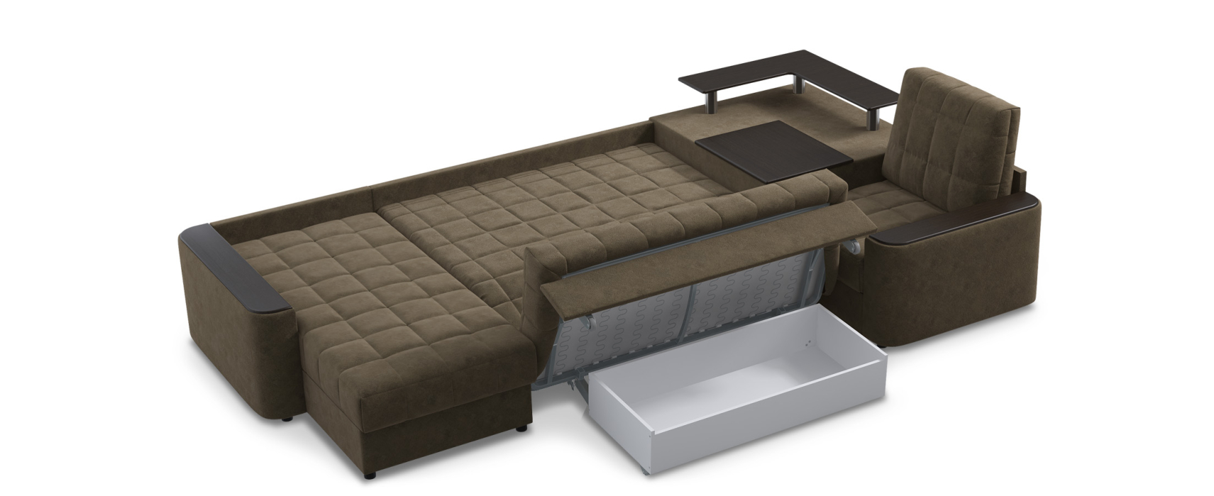 Мягкая мебель, Диван угловой аккордеон Даллас 018