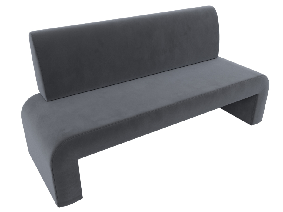 Диваны прямые кухонные, Диван кухонный прямой Кармен, велюр