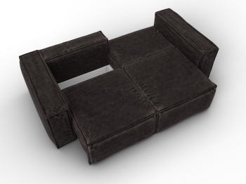 Диван прямой Лига-081 НПБ, велюр BRUT