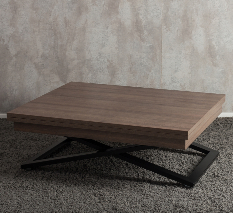 Столы-трансформеры, Стол трансформер Cross (черный)