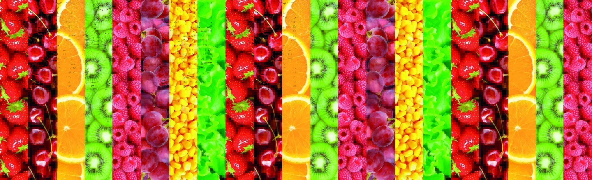 Стеновые панели из АБС-пластика, Кухонный фартук Ассорти 2000x600x1.5 мм глянец