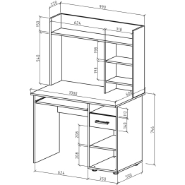 Письменный стол Остин-9К