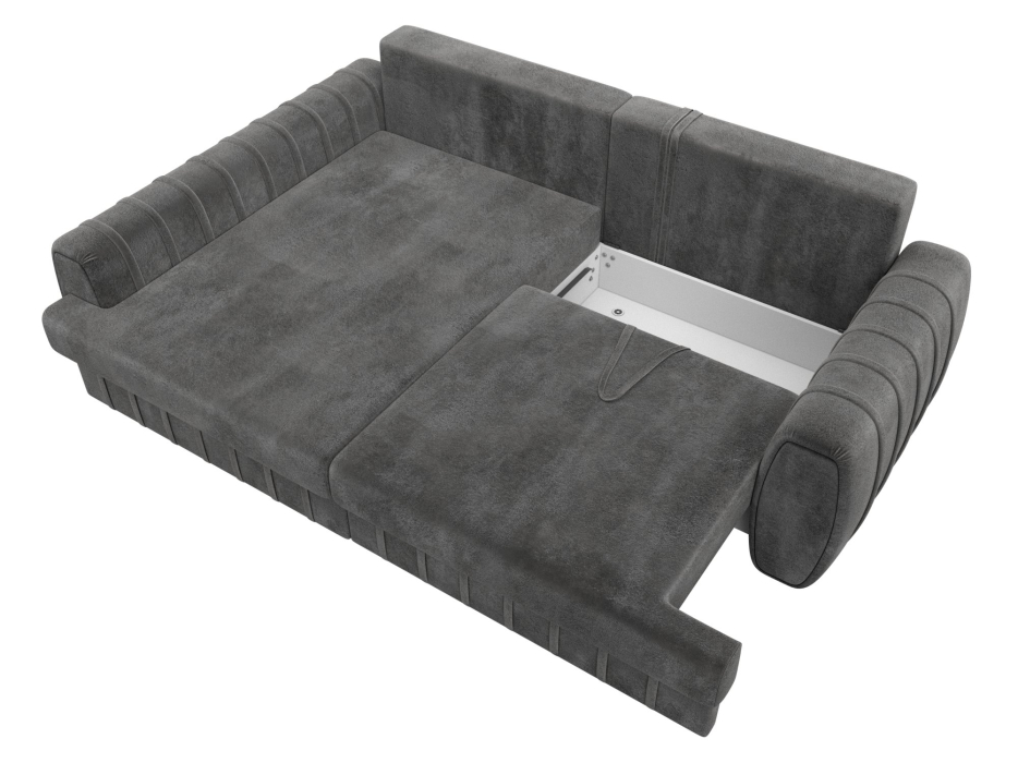 Диваны угловые в гостиную, Диван угловой Лига-057 НПБ угол левый, велюр TOWER