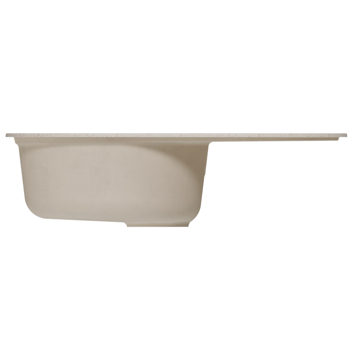 Кухонные мойки, Мойка ML-GM16 овальная с крылом, 730*460*180мм NEW*