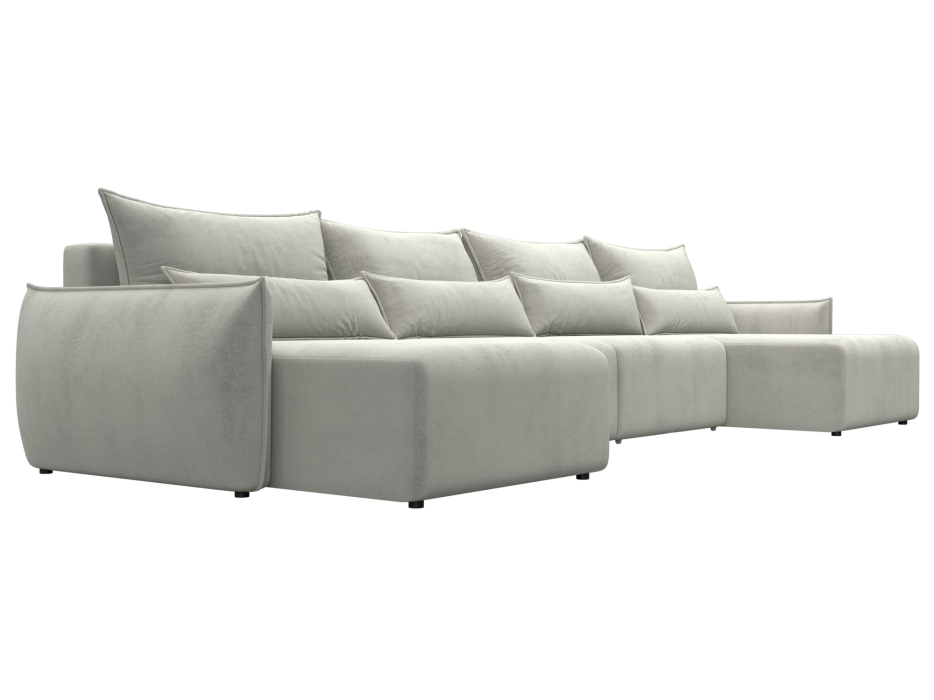 Диваны еврокнижки, Диван П-образный Лига-051 НПБ Лонг, велюр TOWER