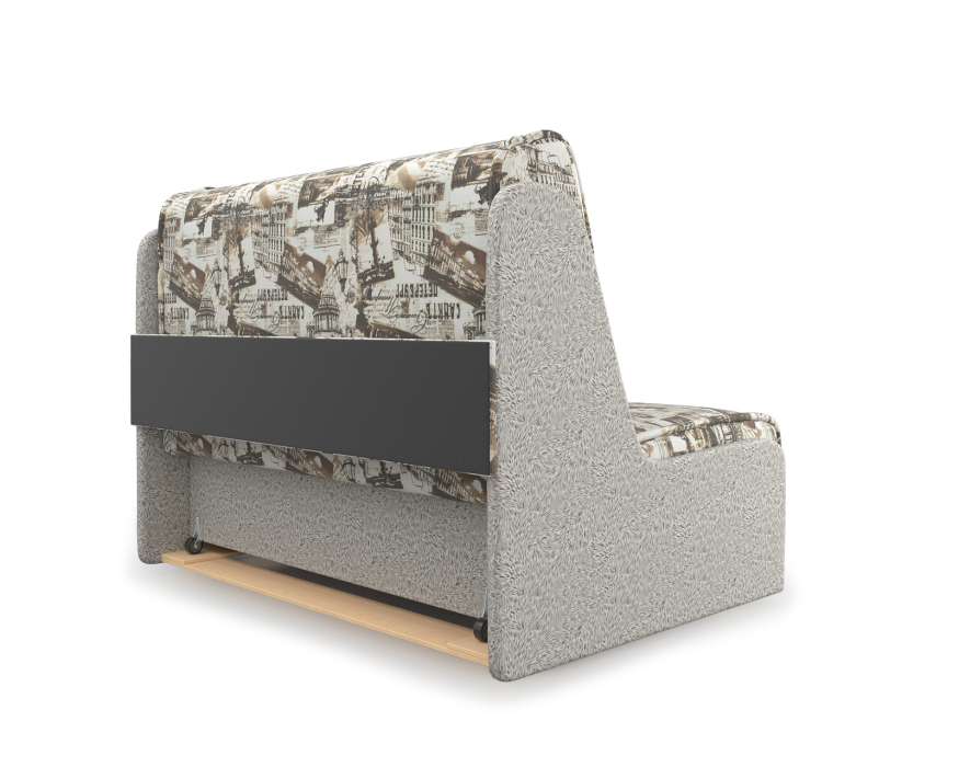 Диваны кровати со спальным местом, Прямой диван Аккорд №2, флок (антивандальный)