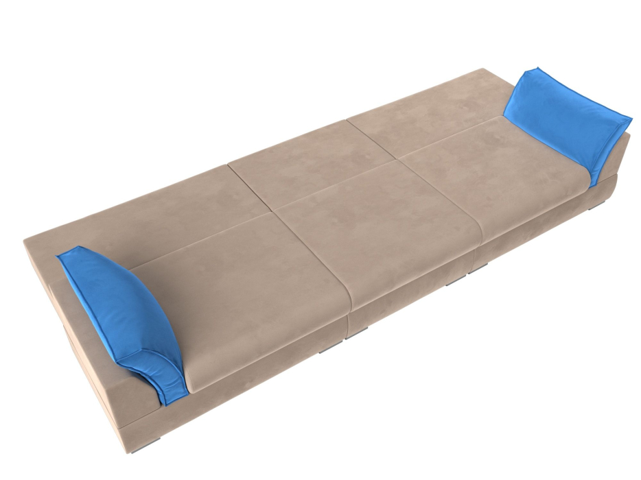 Диваны прямые кухонные, Прямой диван Пекин Long, велюр