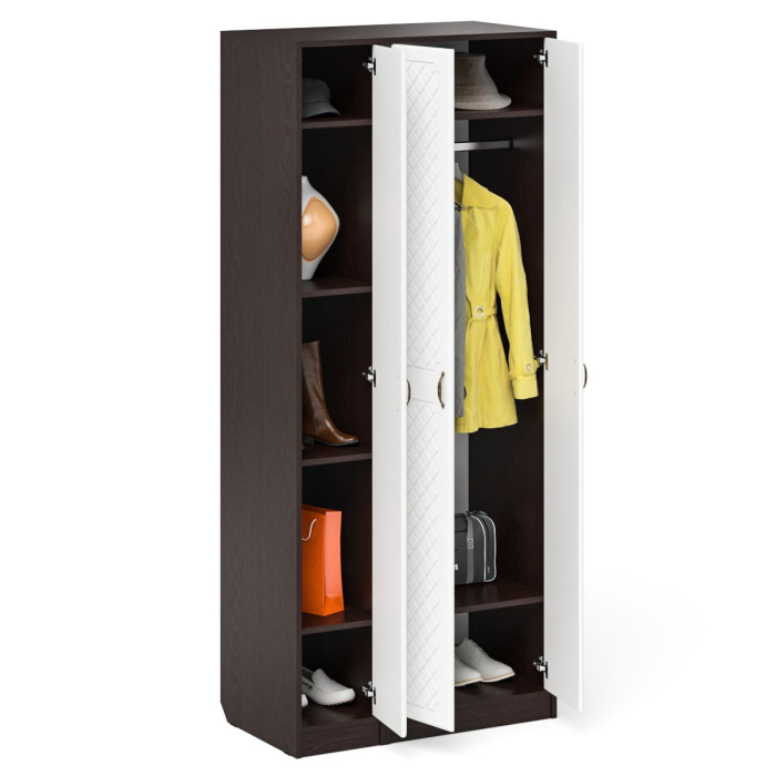 Прихожие, Шкаф-пенал для прихожей П-6-500 фрезеровка ромб