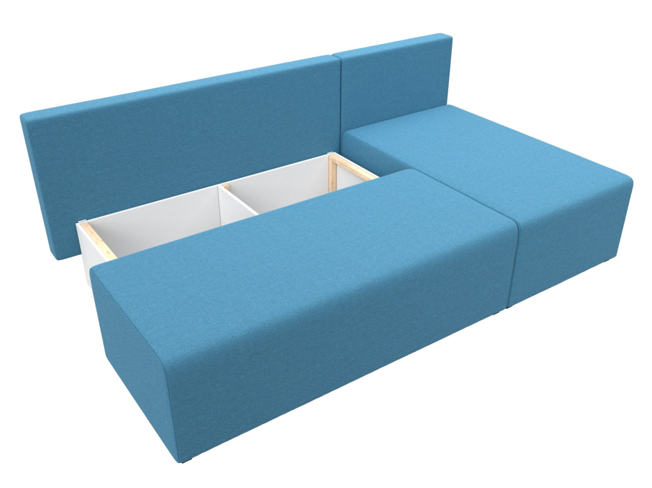 Диваны угловые в гостиную, Диван угловой Поло правый угол, рогожка Амур