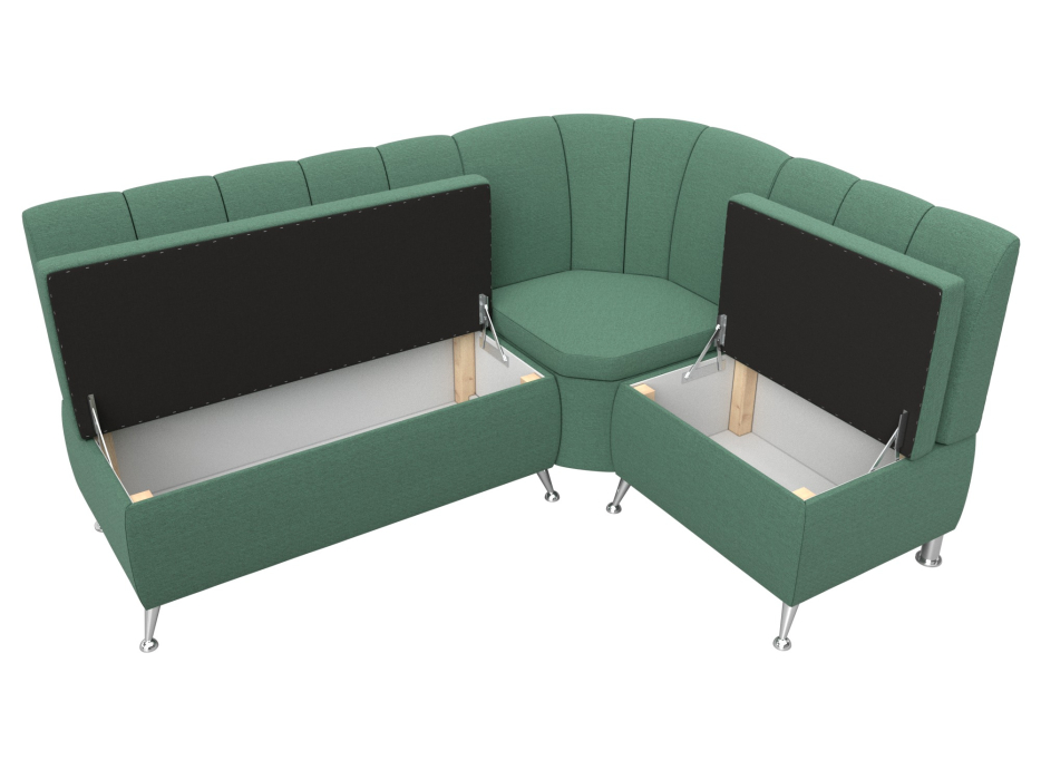 Диваны угловые кухонные, Диван кухонный угловой Кантри правый угол, рогожка Амур