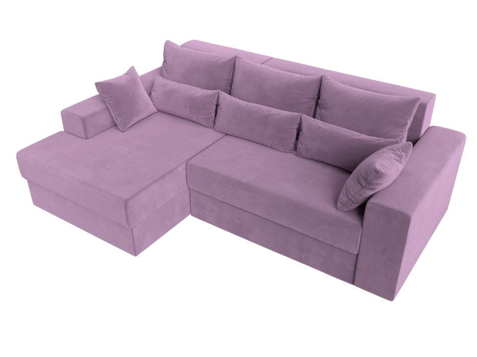Офисные диваны, Угловой диван Майами левый угол, микровельвет