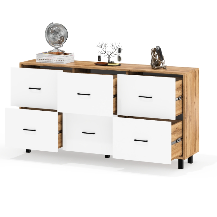 Комоды, Большой комод с шестью ящиками РВК 127-1704