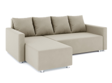 Диваны угловые в гостиную, Диван-кровать угловой Челси еврокнижка, велюр