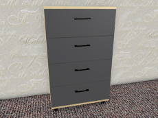 Комоды, Модульная система Грейс Комод КМ-5012  Ясень Асахи