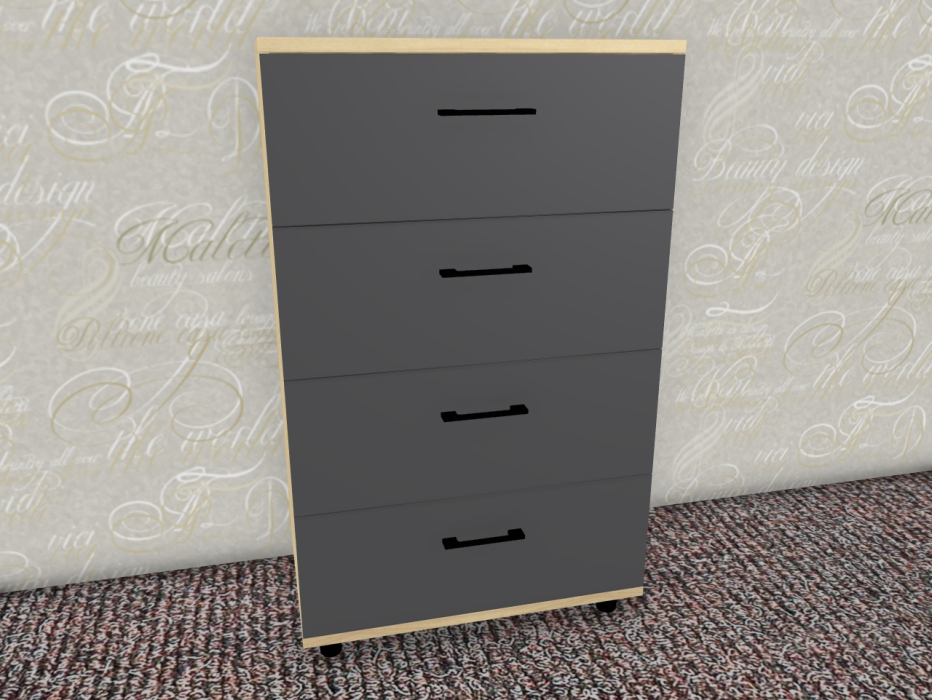 Комоды, Модульная система Грейс Комод КМ-5012  Ясень Асахи