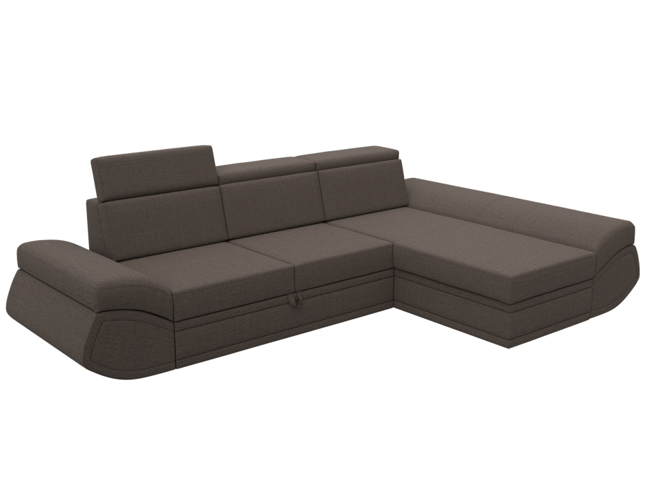 Диваны угловые в гостиную, Диван угловой Лига-032 правый угол, рогожка Амур