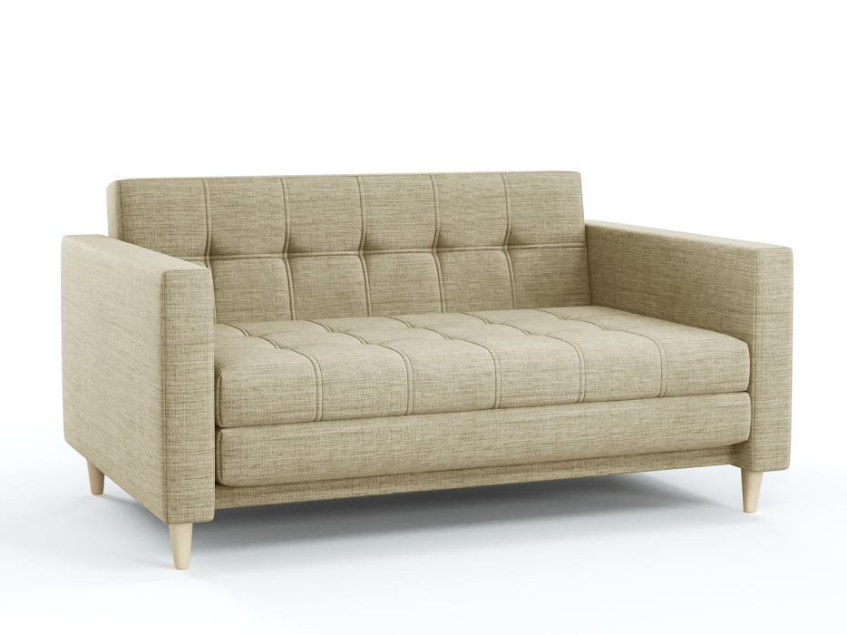 Диваны еврокнижки, Диван-кровать еврокнижка Квадро, рогожка