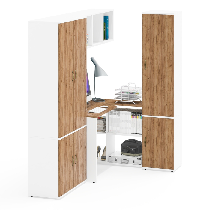 Домашние кабинеты, Модульная мебель для места для учёбы ребёнка Лидер-8 № 35