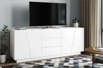 Комод Вега (Цесена) Белый - 220 МДФ