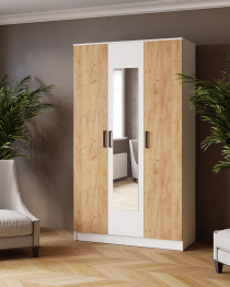 Шкаф комбинированный Ларс 1200 (с зеркалом)