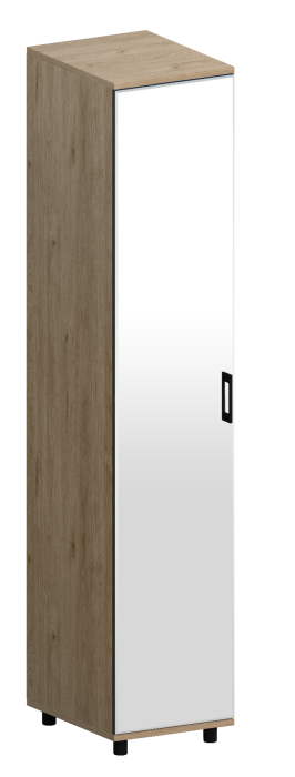 Шкафы одностворчатые, Модульная система Грейс Шкаф ШК-5027  Гикори Джексон Светлый